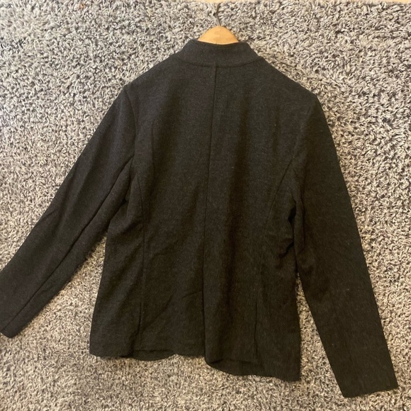 Banana Republic Women's Career Jacket Black One Button Knit Size M - Picture 6 of 7